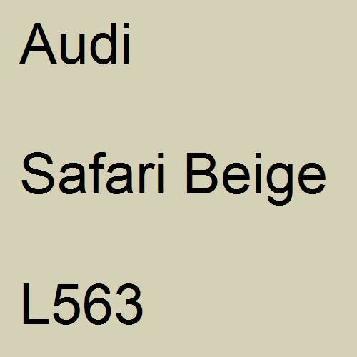 Audi, Safari Beige, L563.